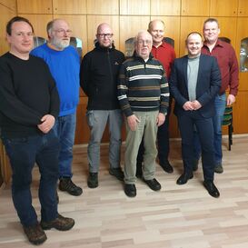 v.l Markus Möller;Uwe Brand;Thomas Langefeld;Reinhard Kahl;Willi Schäfer;Alexander Köhler;Burkhard Wilhelmi